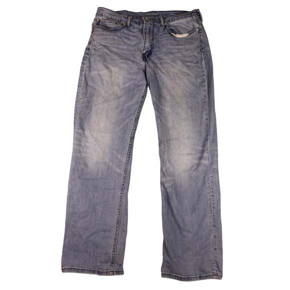 Levi's 514 Men’s Red Tab Light Wash Straight Denim Jeans Size 36 X 32 - Picture 1 of 9